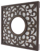 24" x 24" Brown Vintage Wall Mirror