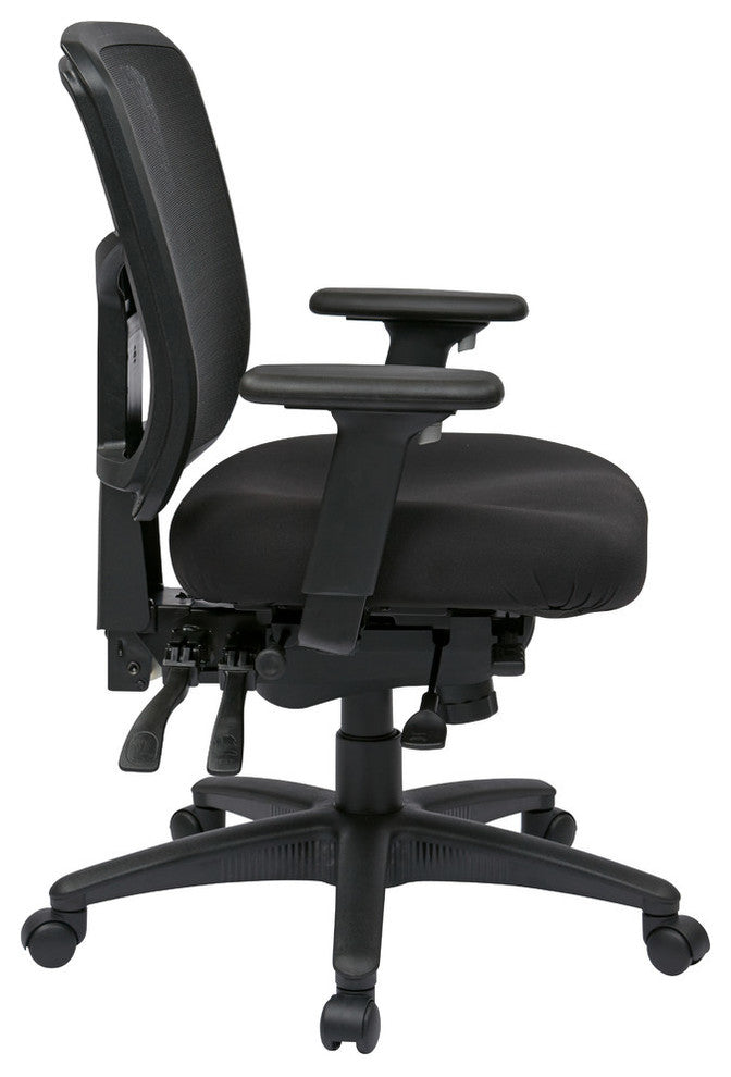 ProGrid Back Managers Chair With 3-way Adjustable Arms