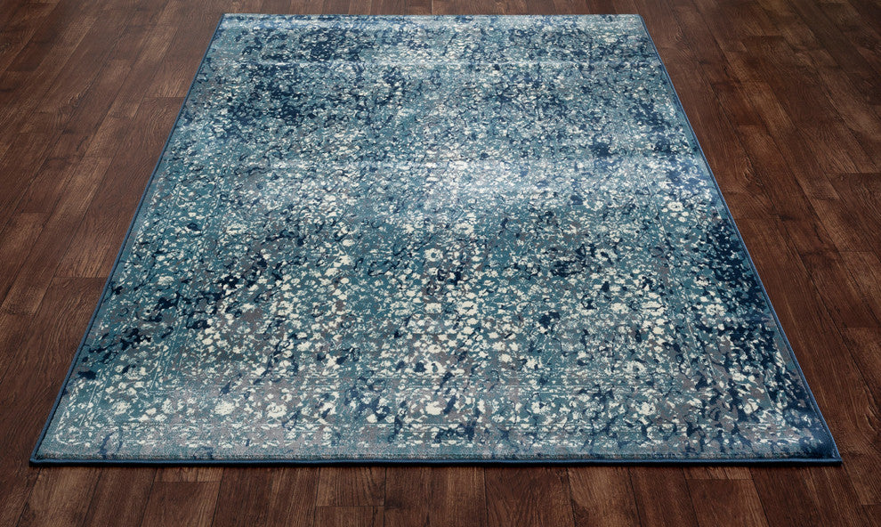 Karelia Inheritance Area Rug, Aqua, 2'2"x3'7"