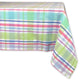 Spring Plaid Tablecloth 70" Round, Seats 4-6