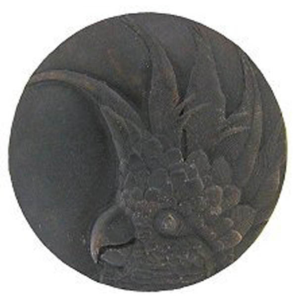 Cockatoo, Small - Right Cabinet Knob in Dark Brass, NHK324-DB-R