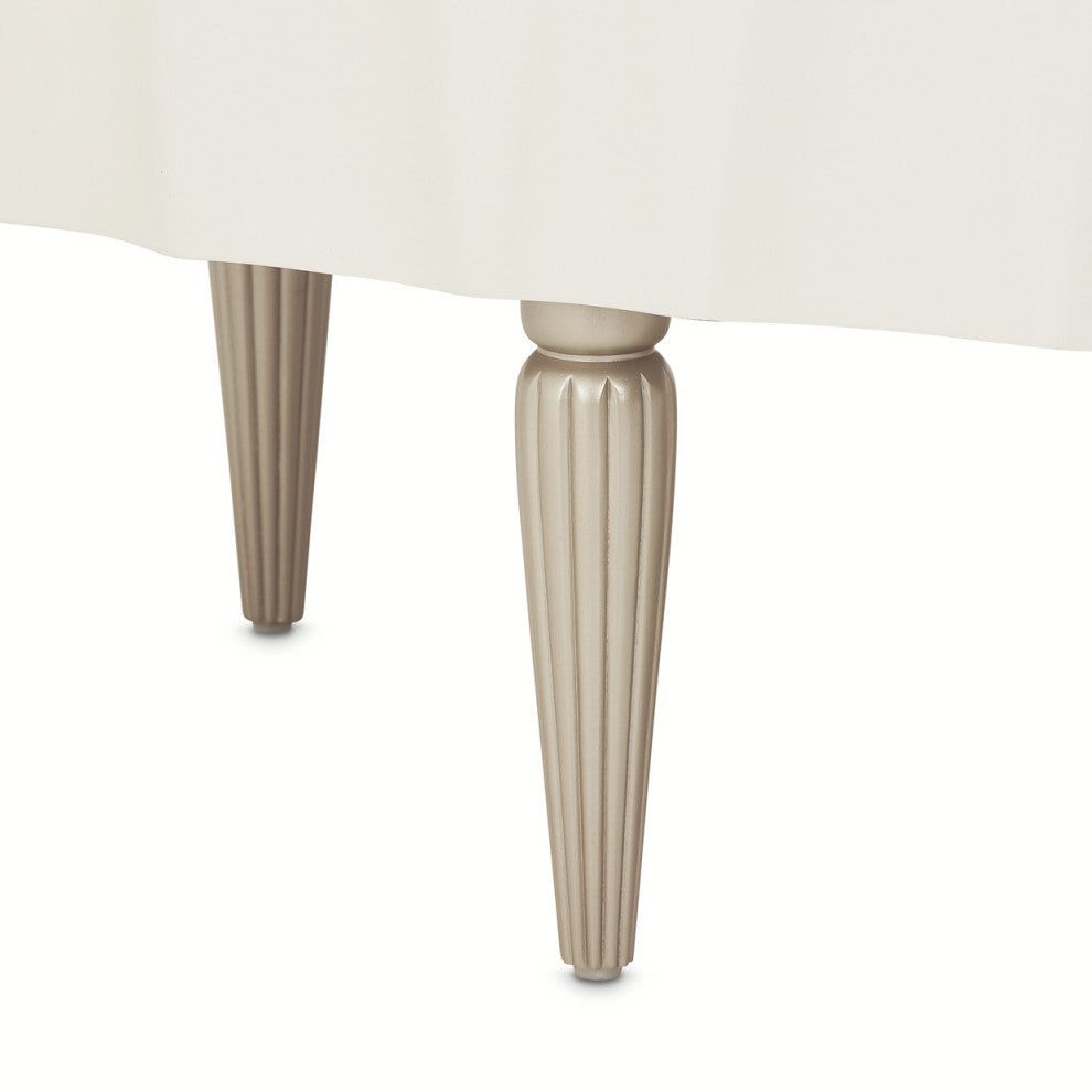 London Place Desk - Creamy Pearl