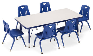 Berries Stacking Chair with Powder-Coated Legs - 14" Ht - Camel