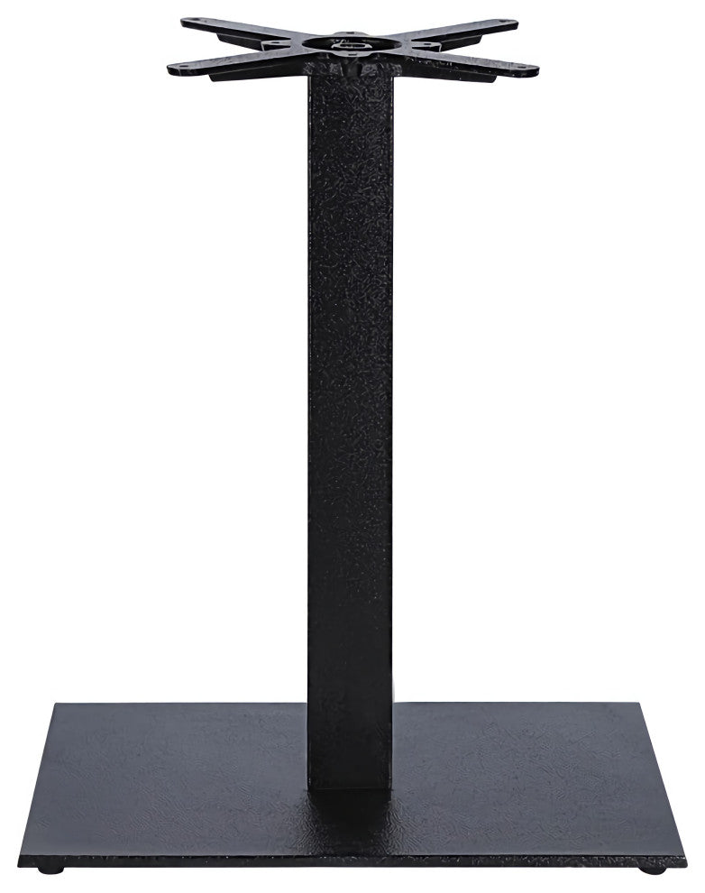 Calvin Single Pole 19.7" x 19.7" Black Square Base   (Set of 1)