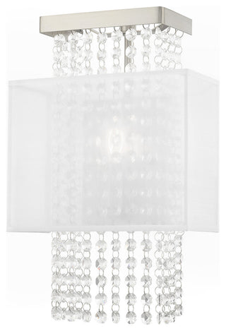 Contemporary Brushed Nickel ADA Wall Sconce