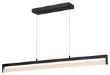 ET2 E36104 Crossbar 48"W LED Linear Smart Chandelier - Black