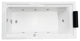 Aston 5.9" ft. Whirlpool Bath Tub, White, Right Drain