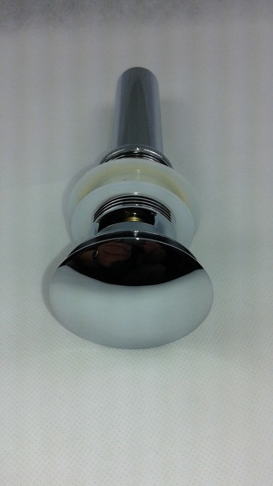 Fine Fixtures Pop-Up Bathroom Sink Drain with Overflow, Polished Chrome