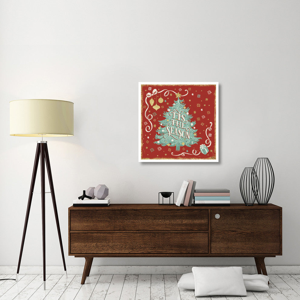 "Trimming the Tree IV" Digital Paper Print by Janelle Penner, 32"x32"