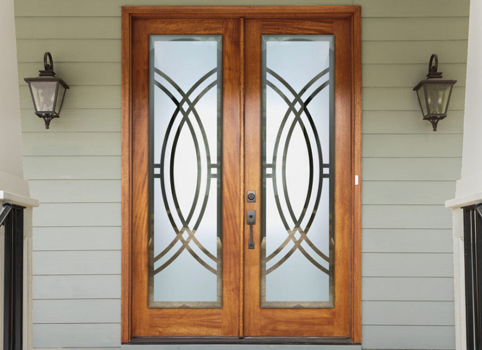 Interior Prehung Door or Interior Slab Door - Demi Circle - Primed - 24" x...