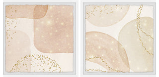 Green Fields Diptych, 2-Piece Set, 32x32 Panels