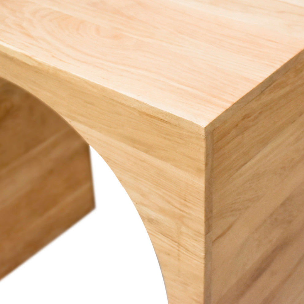 June Black Oak Console Table, Oak, 60" W X 18" D X 30" H
