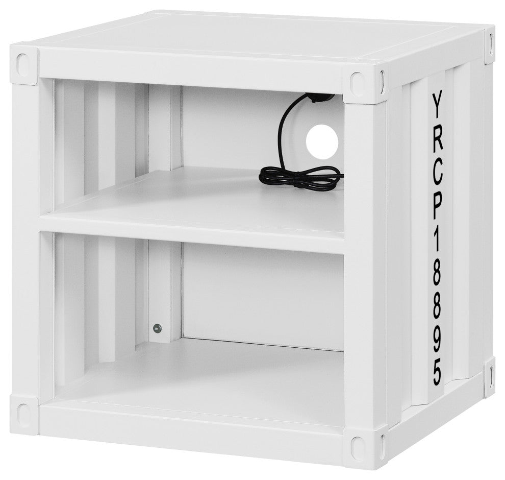 ACME Cargo Nightstand, White