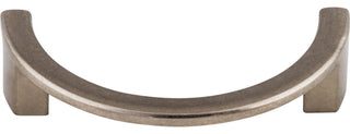 Top Knobs TK53 Half Circle 3-1/2 Inch Center to Center Handle - Pewter Antique