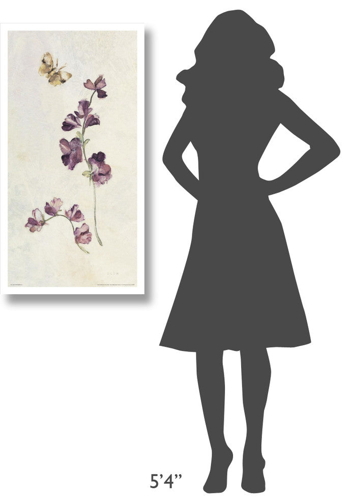 "Wild Wallflowers I" Digital Paper Print by Cheri Blum, 20"x38"