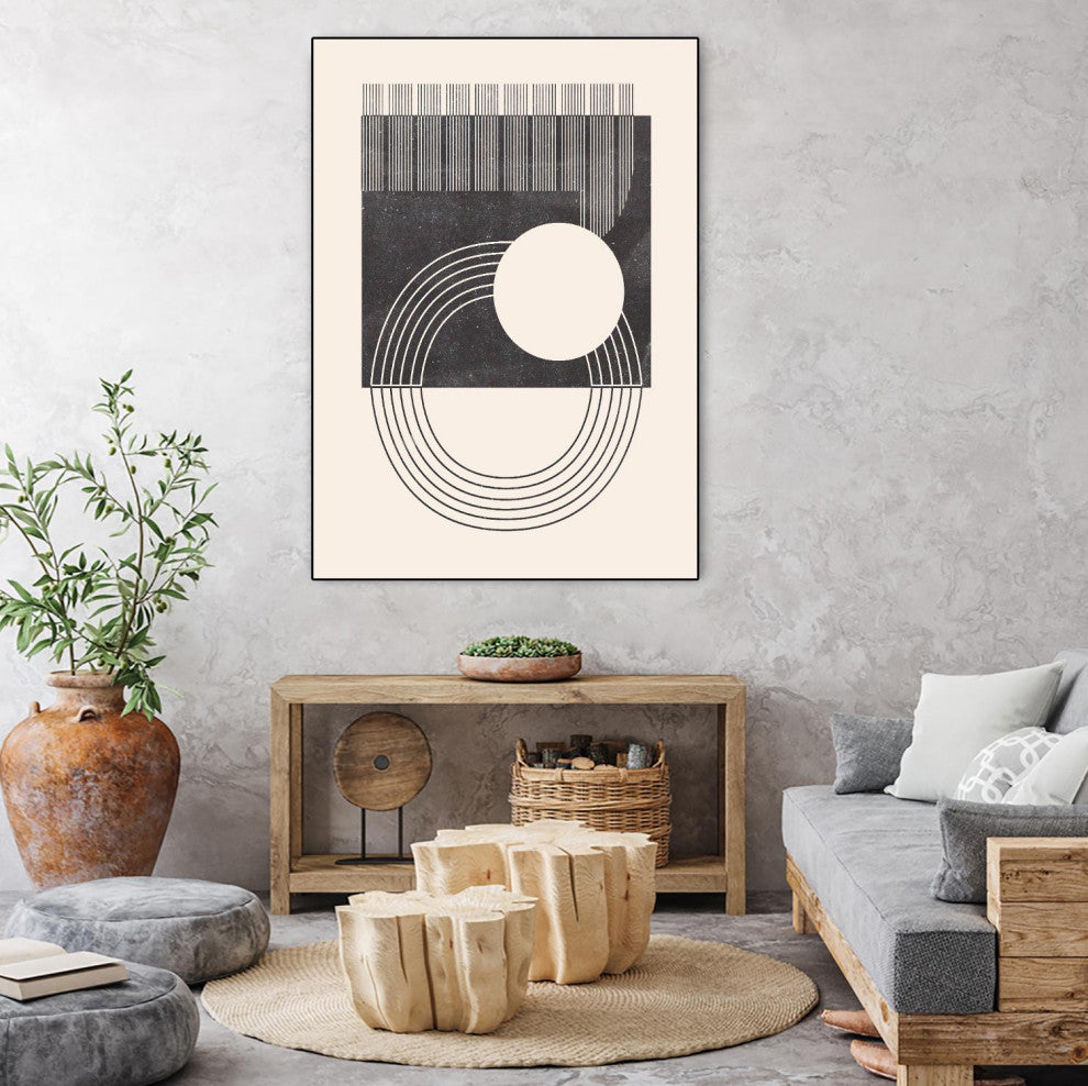 "Unknown Space III" Framed Canvas by Giant Art 24"x32"