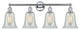 Innovations 616-4W-PC-G2811 4 Light 33.25" Bath Vanity Light, Polished Chrome