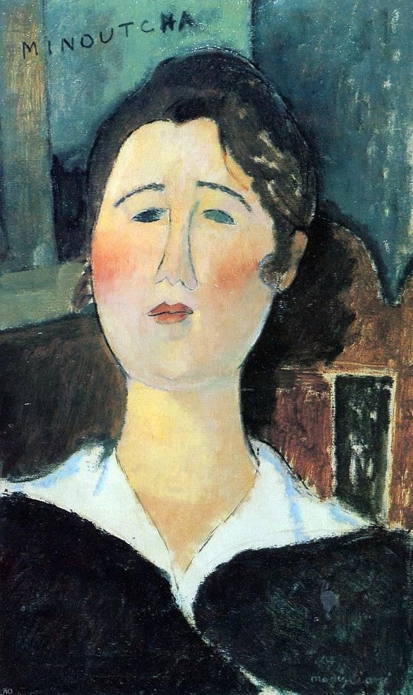 Amedeo Modigliani Minoutcha, Gallery Wrapped Canvas Print, 18"x27"