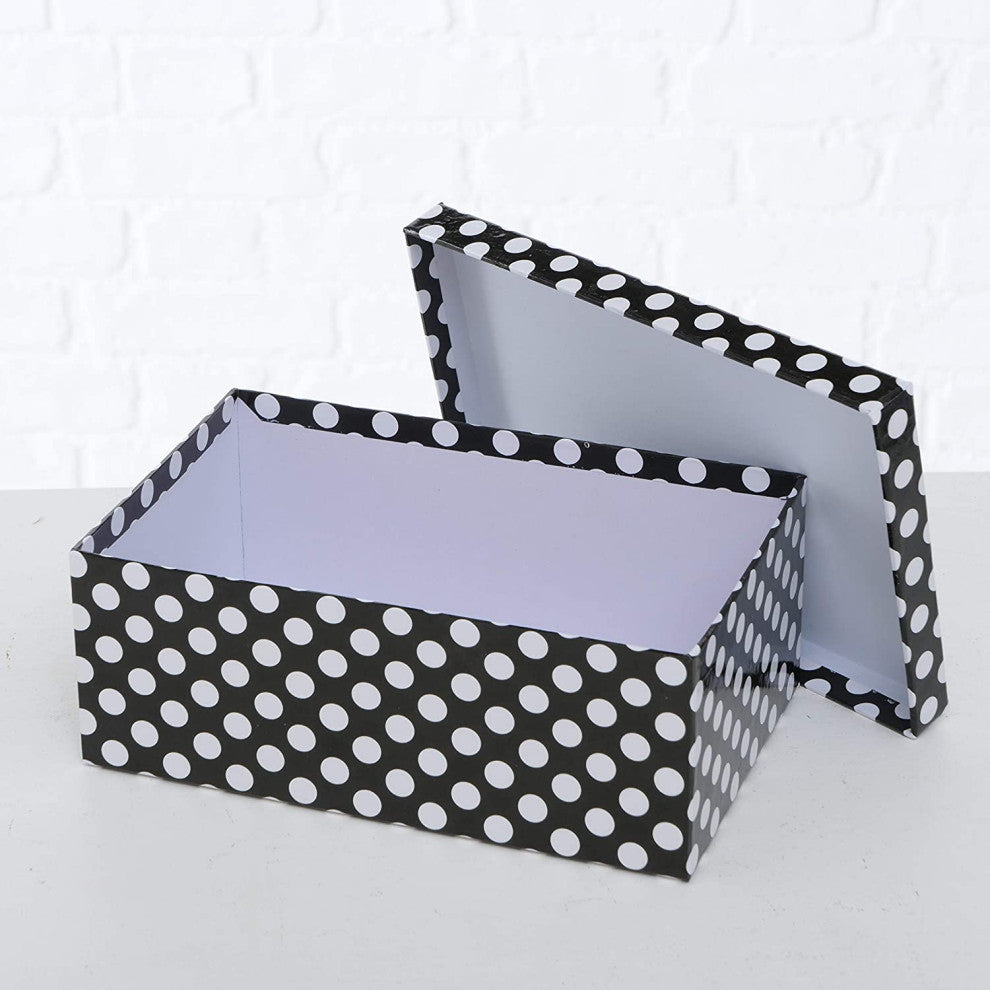 6 Piece Black and White Gift Boxes