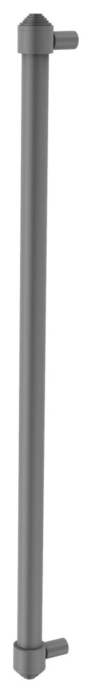 18" Refrigerator Pull, Matte Gray