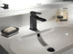 Delta Ara Single Handle Channel Bathroom Faucet, Matte Black, 568LF-BLLPU