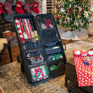 Rolling Vertical Wrapping Paper Storage Container