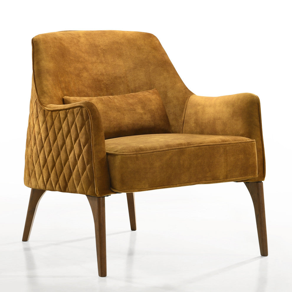 Omax Decor Jane Lounge Accent Arm Chair, Gold