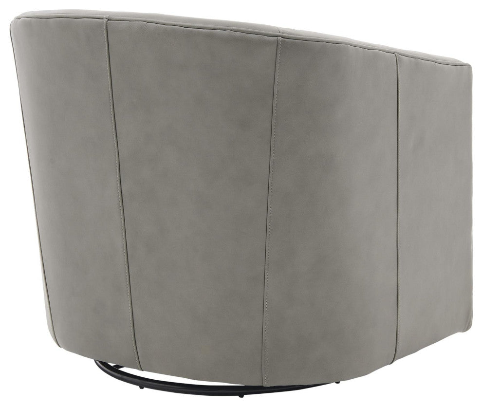 Walsh Swivel Accent Arm Chair, Garrett Gray