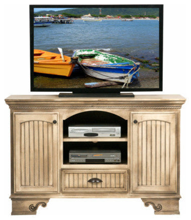 Eagle Furniture American Premiere 58" Entertainment Console, Chocolate Mousse