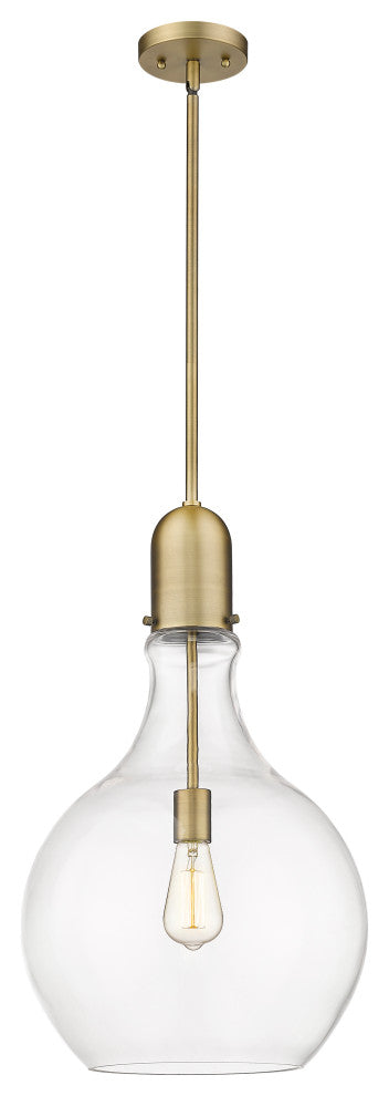 Innovations Lighting 492-1S-BB-G582-14 Amherst 1 Light 13.75" Pendant