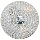 Globe 3 Light Bowl Flush Mount With Chrome Finish