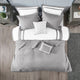 Madison Park Heritage 8 Piece Comforter and Quilt Set Collection, Grey