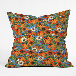 Aimee St Hill Pumpkin Harvest Throw Pillow, 16"x16"