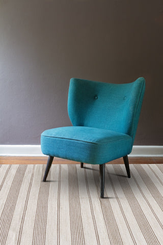 Weave & Wander Granberg Eco-Friendly PET Rug, Mushroom, 4' X 6'