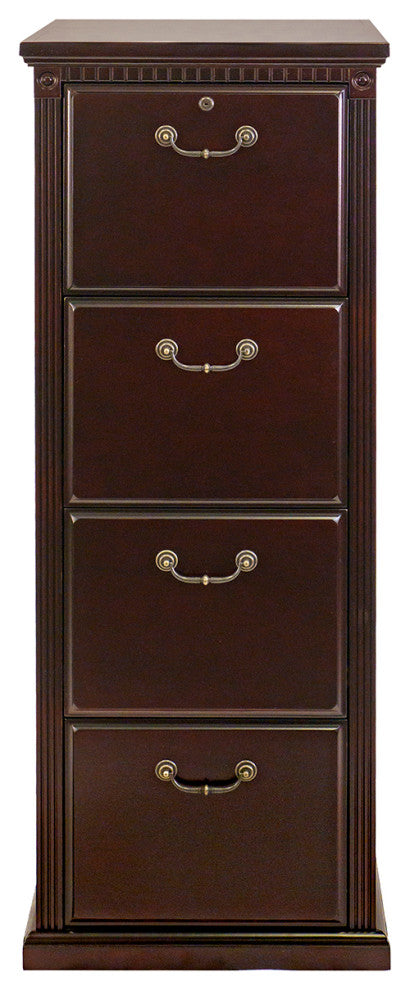 Martin Furniture Huntington Club 4 Drawer File Cabinet