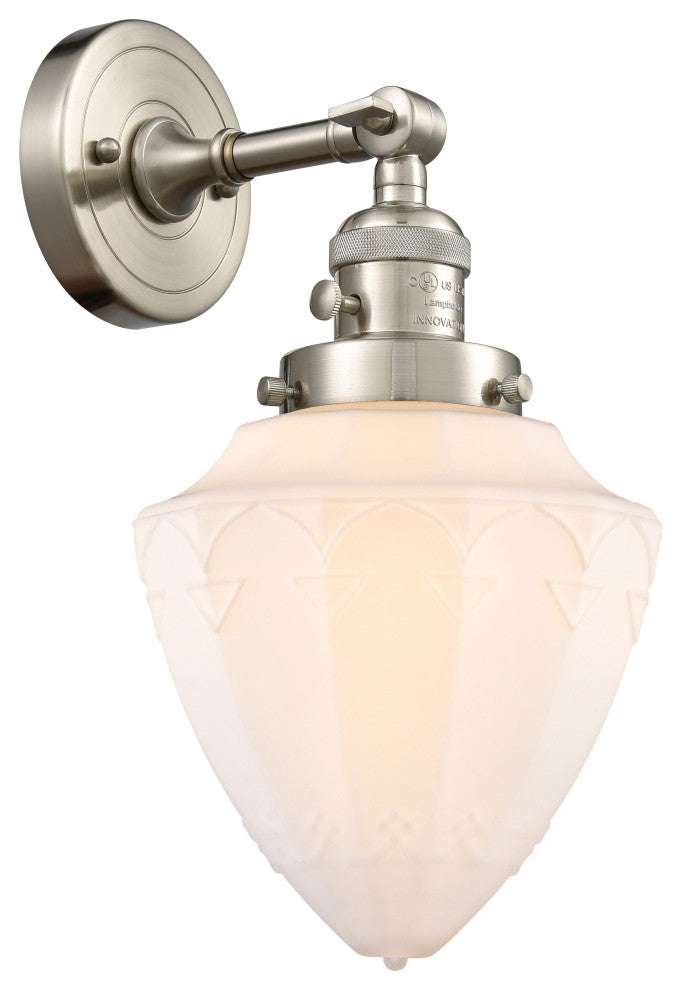 INNOVATIONS 203SW-SN-G661-7 1-Light Sconce Brushed Satin Nickel