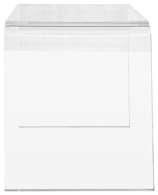 Veobreen 16" Side Table, Clear Acyrlic