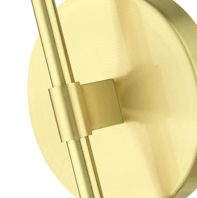 Satin Brass Contemporary Sconce
