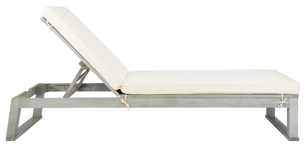 Safavieh Solano Sunlounger, Gray/White