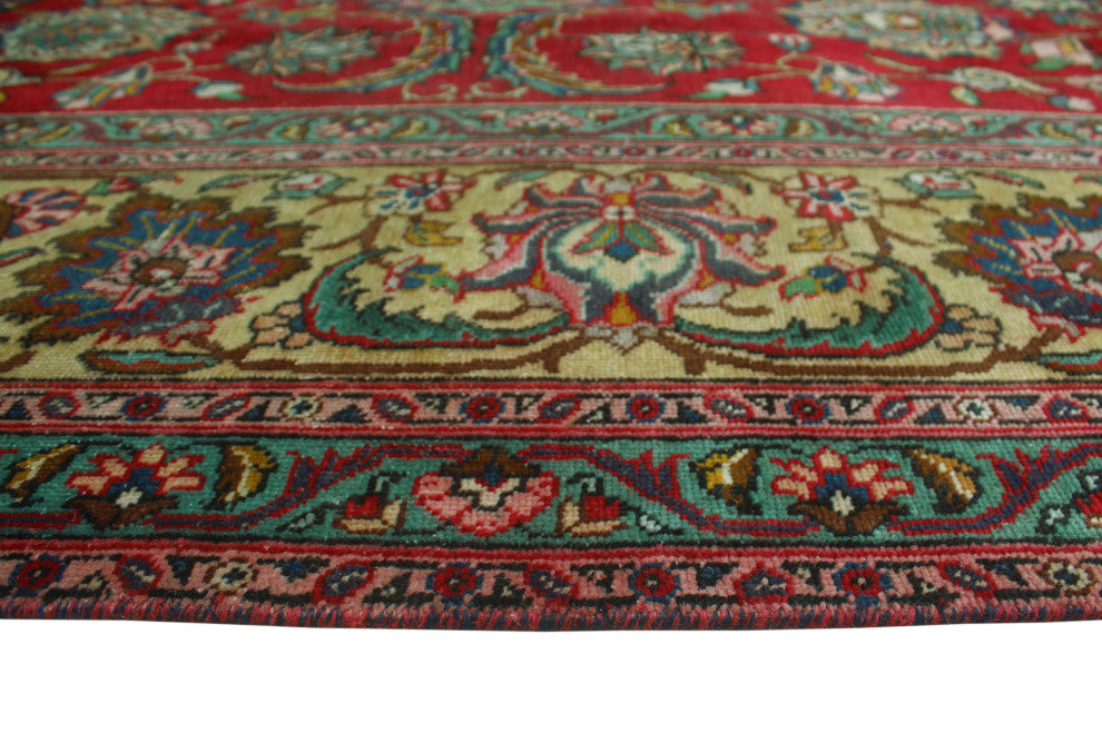 Fine Vintage Distressed Jorman Red Rug