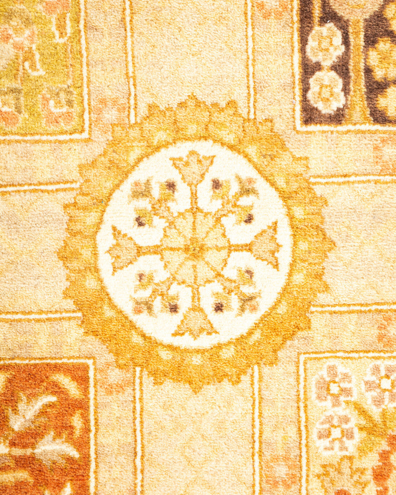 Bareilly, One-of-a-Kind Hand-Knotted Area Rug Ivory, 3'0"x9'2"