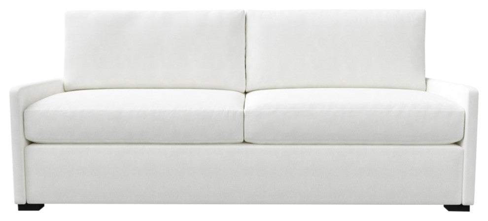 Nativa Interiors Kimpton 79" Sofa, Off White, Depth: Deep Plush