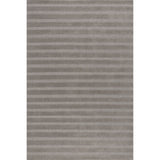 Vestry Striped Wool Area Rug, Bark 9' x 12'