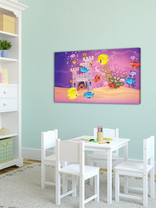 "Fishes" Painting Print on Canvas by Curtis