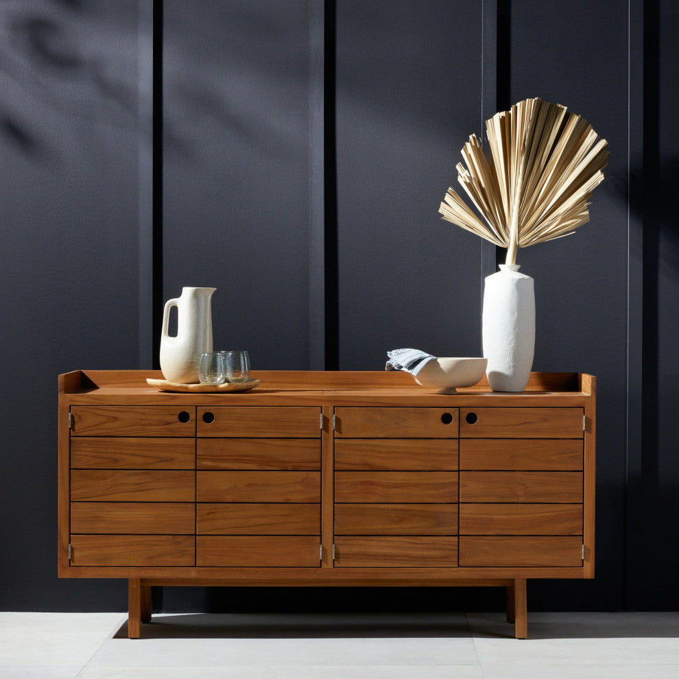 Lula Outdoor Sideboard Natural Teak, Fsc