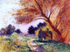 Ferdinand Du Puigaudeau Cart by the Path, 21"x28" Wall Decal
