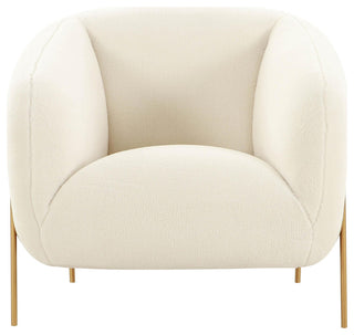 Kandra Cream Shearling Accent Chair