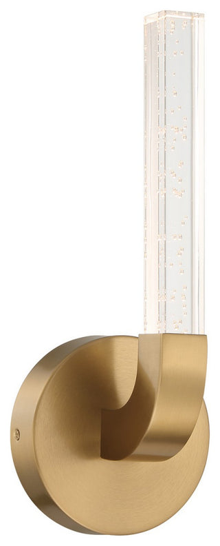 Del Mar 1-Light LED Wall Sconce, Warm Brass by Breegan Jane