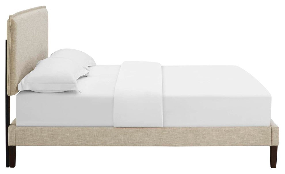 Amaris Full Platform Bed with Squared Tapered Legs