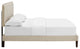 Amaris Full Platform Bed with Squared Tapered Legs